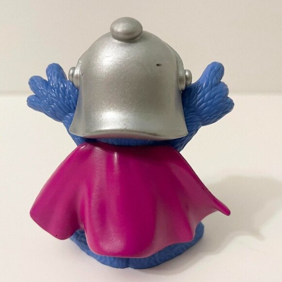 2010 Super Grover Sesame Street Workshop 3 Inch Figure Cake Topper Hasbro PVC - Picture 11 of 11